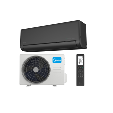 Klimatyzator Ścienny MIDEA SOLSTICE Dark Split 2,6 kW (Zestaw) - KEZ-09N8-A1B