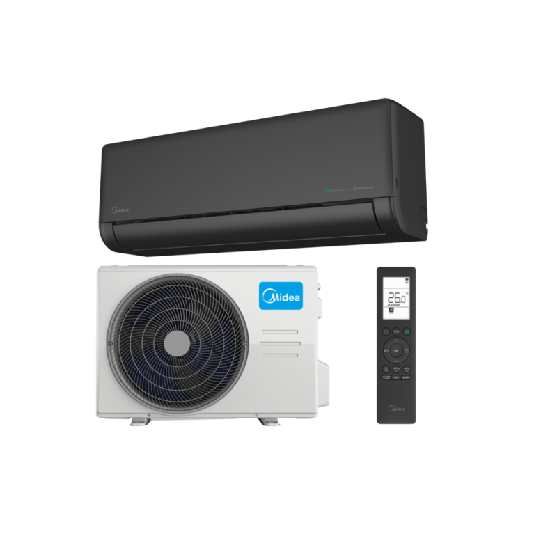 Klimatyzator Ścienny MIDEA SOLSTICE Dark Split 5,0 kW (Zestaw) - KEZ-18N8-A1B