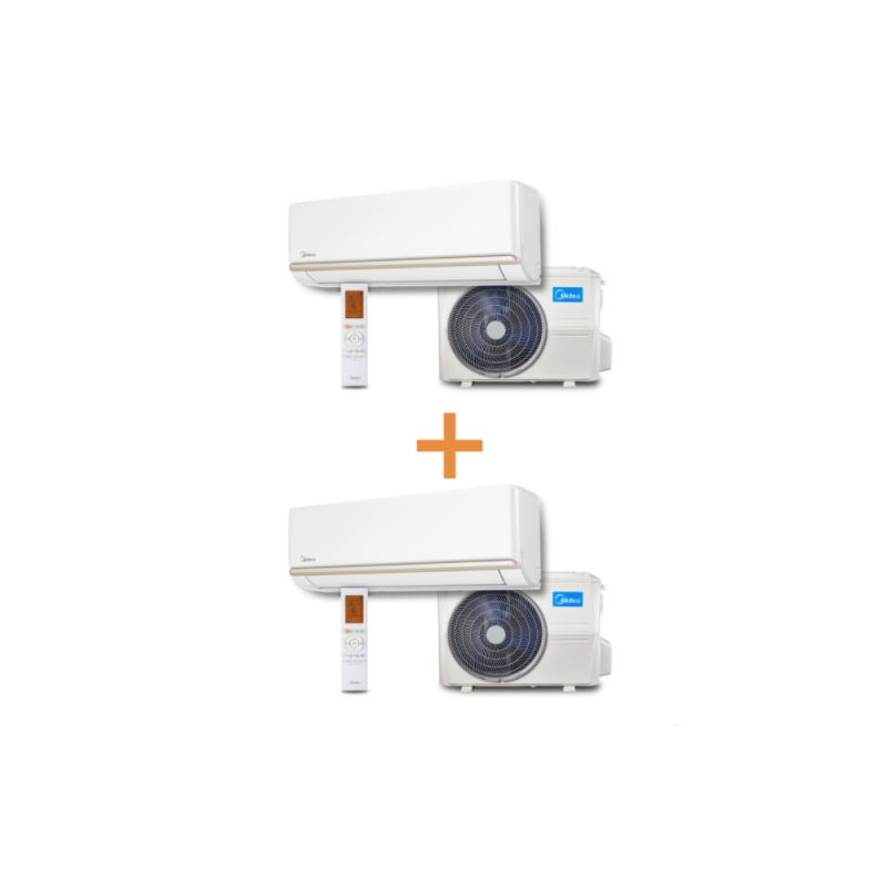 Klimatyzator ścienny Midea Blanc Warmer 3,5 kW (zestaw) - 2KBPW-B12N8-A1H