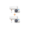 Klimatyzator ścienny Midea Blanc Warmer 3,5 kW (zestaw) - 2KBPW-B12N8-A1H