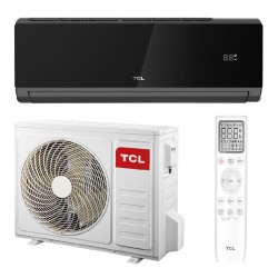 Klimatyzator Ścienny TCL ELITE Black Split 2.6 kW Czarny (Zestaw) - TAC-09CHSD/XA82IN BLACK Wi-Fi