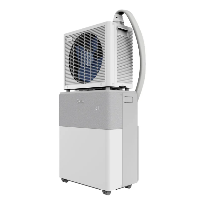 Klimatyzator przenośny Midea PortaSplit 3.5 kW cichy, wifi, 4w1, osuszacz (Zestaw) - MMCS-12HRN8-QRD0