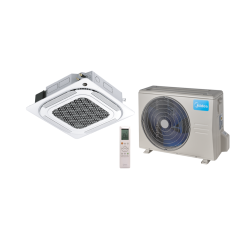 Klimatyzator kasetonowy MIDEA Slim Breezeless Split 7kW (Zestaw) - KMCD-24N8-D1