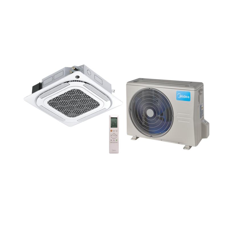 Klimatyzator kasetonowy MIDEA Slim Breezeless Split 7kW (Zestaw) - KMCD-24N8-D1