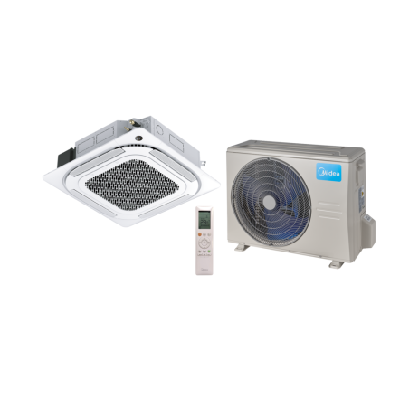 Klimatyzator kasetonowy MIDEA Slim Breezeless Split 7kW (Zestaw) - KMCD-24N8-D1