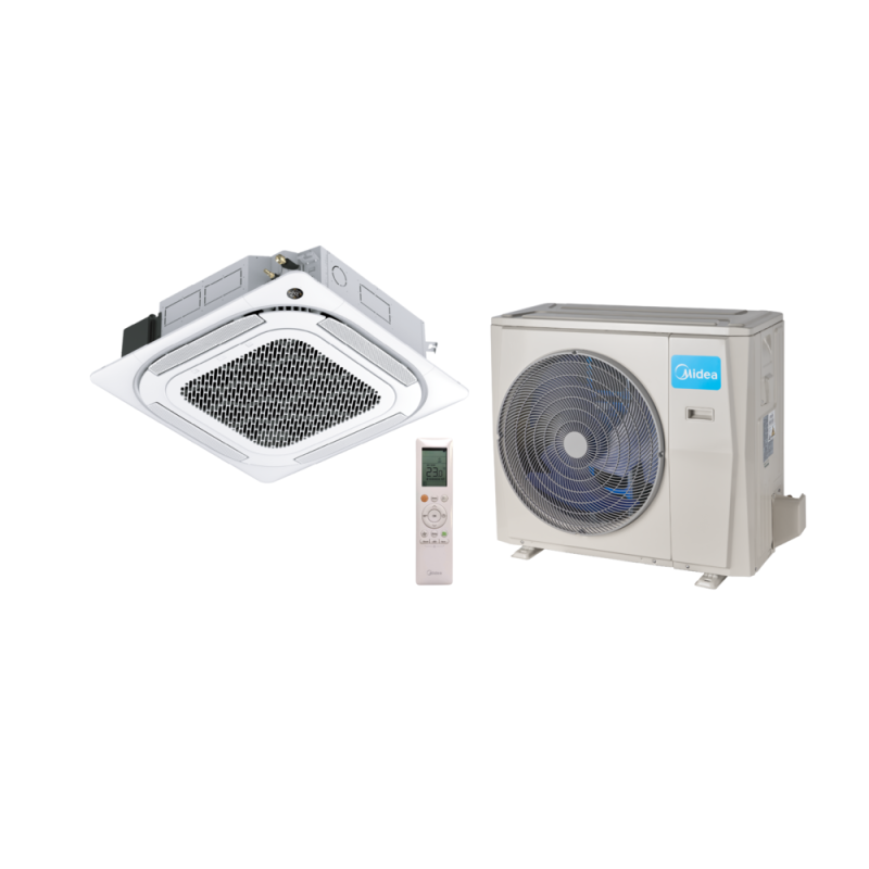 Klimatyzator kasetonowy MIDEA Slim Breezeless Split 10.6kW (Zestaw) - KMCD-36N8-C3