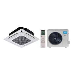 Klimatyzator kasetonowy SLIM Breezeless MIDEA Split 12.1kW (Zestaw) - KMCD-42N8-C3