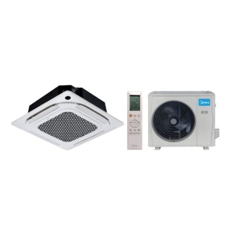 Klimatyzator kasetonowy SLIM Breezeless MIDEA Split 12.1kW (Zestaw) - KMCD-42N8-C3