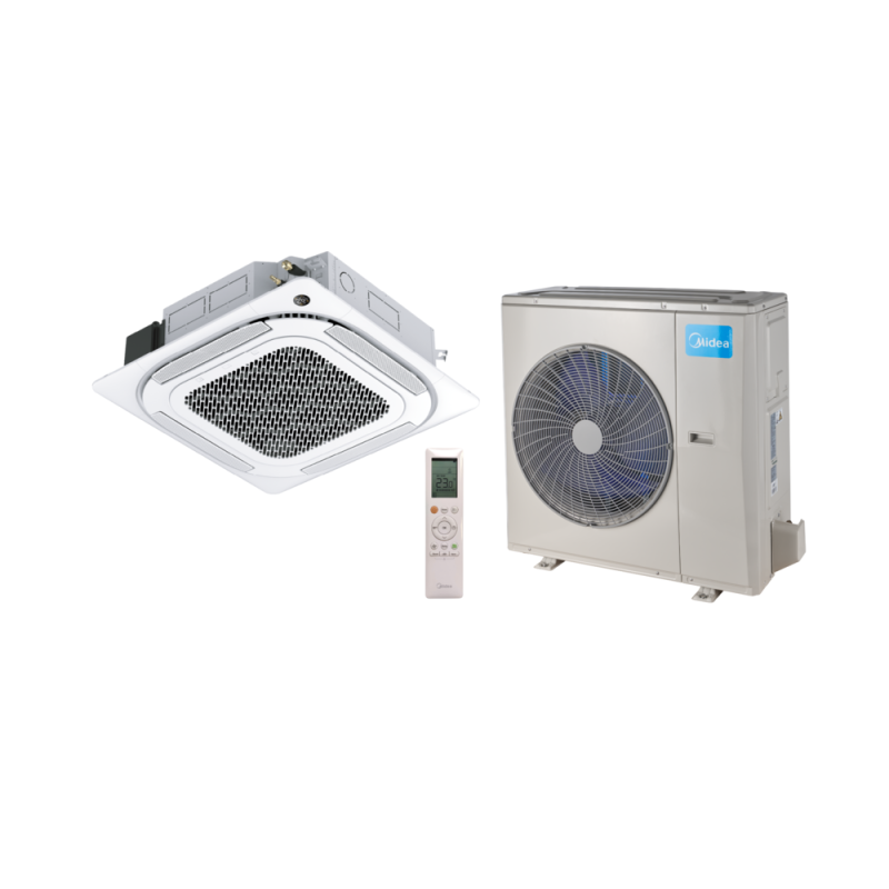 Klimatyzator kasetonowy MIDEA Slim Breezeless Split 15.2kW (zestaw) - KMCD-55N8-D3