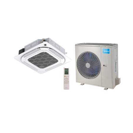 Klimatyzator kasetonowy MIDEA Slim Breezeless Split 15.2kW (zestaw) - KMCD-55N8-D3