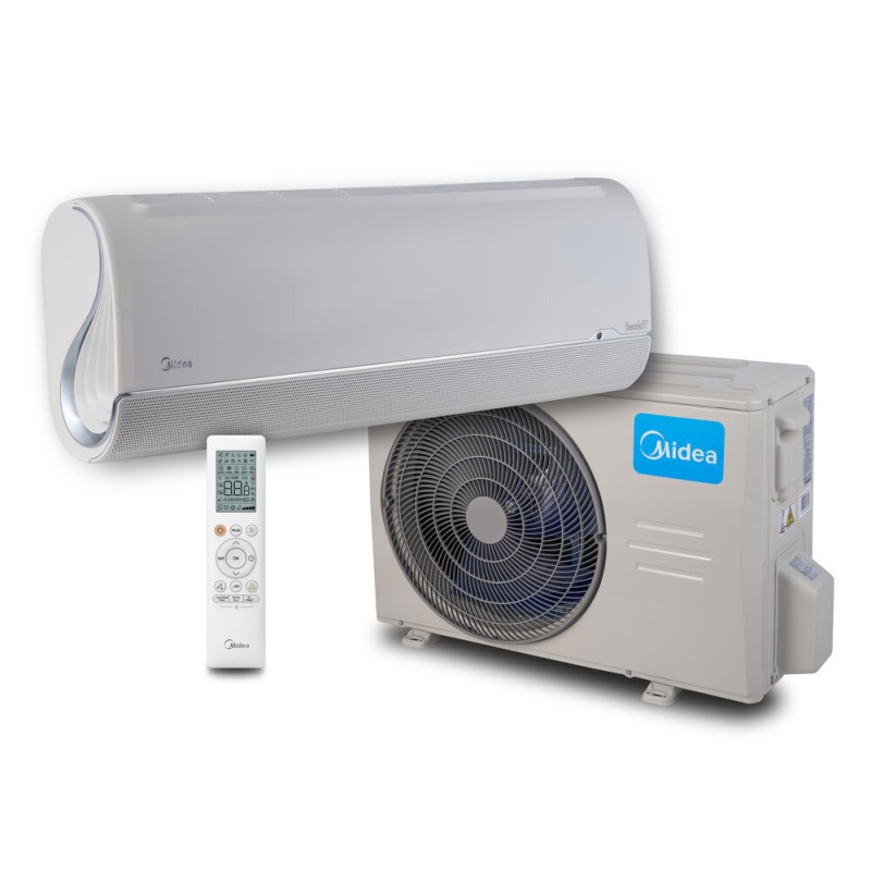 Klimatyzator ścienny MIDEA BREEZELESS+ Split 3.5kW (Zestaw) - KFA-12N8-B1